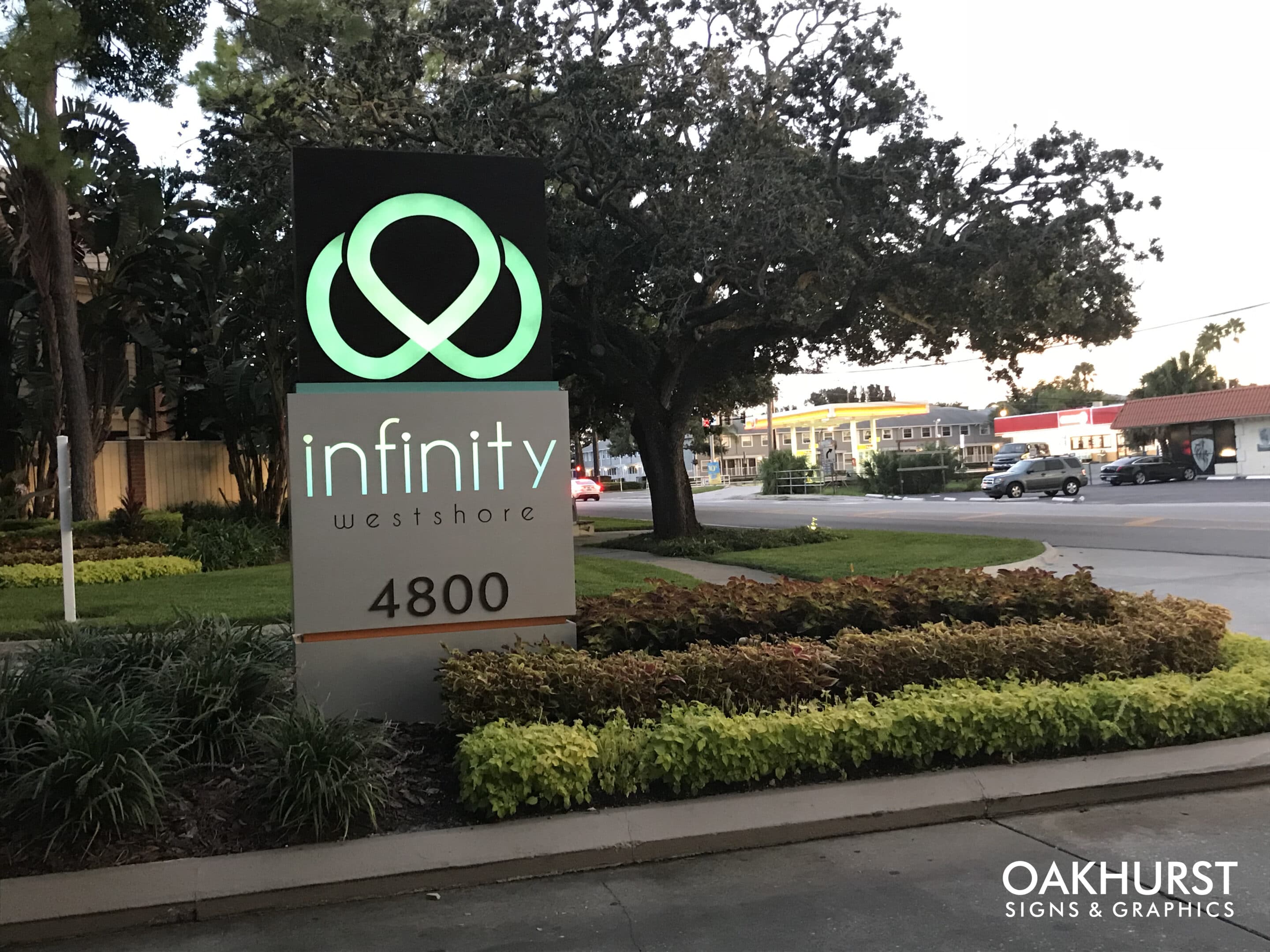 Infinity at Westshore Monument Signage
