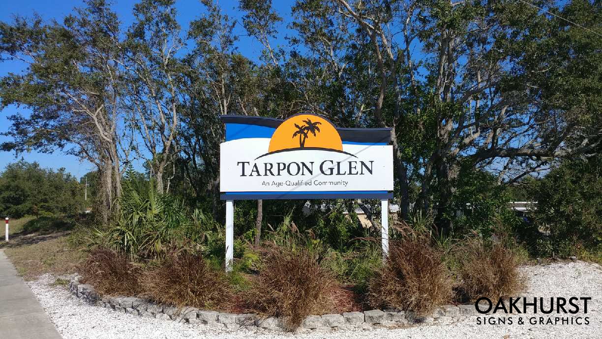 Tarpon Glen Age Qualified Community on Post and panel